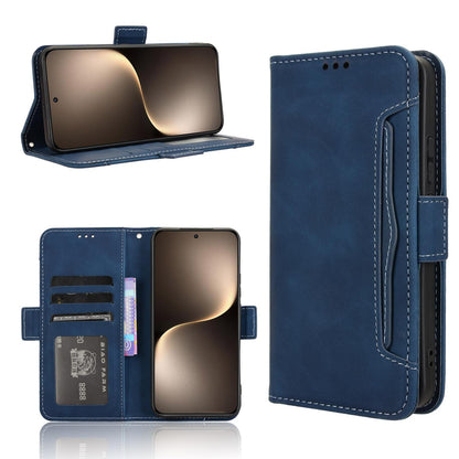 Honor Magic7 Skin Feel PU Leather Wallet Phone Case with Card Slots, Cash Pocket, Magnetic Closure, Built-In Stand, Full Protection TPU Cover