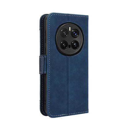 Honor Magic7 Pro Skin Feel PU Leather Wallet Phone Case with Card Slots, Cash Pocket, Magnetic Closure, Built-In Stand, Full Protection TPU Cover