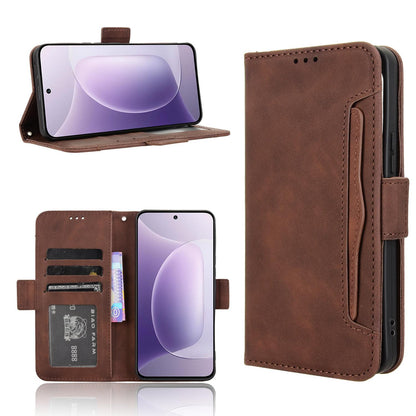 Honor 300 5G Skin Feel PU Leather Wallet Phone Case with Card Slots, Cash Pocket, Magnetic Closure, Built-In Stand, Full Protection TPU Cover