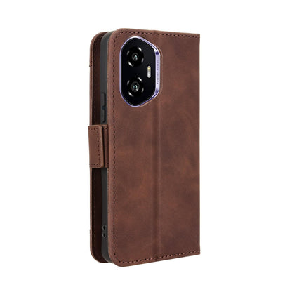Honor 300 5G Skin Feel PU Leather Wallet Phone Case with Card Slots, Cash Pocket, Magnetic Closure, Built-In Stand, Full Protection TPU Cover