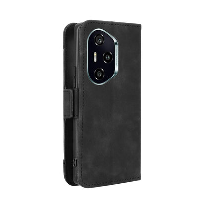 Honor 300 Pro 5G Skin Feel PU Leather Wallet Phone Case with Card Slots, Cash Pocket, Magnetic Closure, Built-In Stand, Full Protection TPU Cover