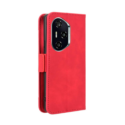 Honor 300 Pro 5G Skin Feel PU Leather Wallet Phone Case with Card Slots, Cash Pocket, Magnetic Closure, Built-In Stand, Full Protection TPU Cover
