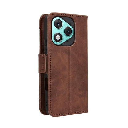 Honor 400 Lite Skin Feel PU Leather Wallet Phone Case with Card Slots, Cash Pocket, Magnetic Closure, Built-In Stand, Full Protection TPU Cover