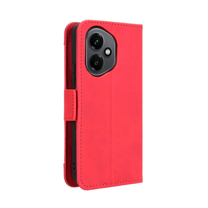 Honor 400 156.5mm Skin Feel PU Leather Wallet Phone Case with Card Slots, Cash Pocket, Magnetic Closure, Built-In Stand, Full Protection TPU Cover