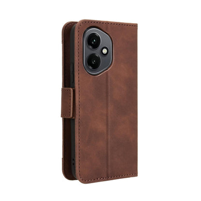 Honor 400 156.5mm Skin Feel PU Leather Wallet Phone Case with Card Slots, Cash Pocket, Magnetic Closure, Built-In Stand, Full Protection TPU Cover