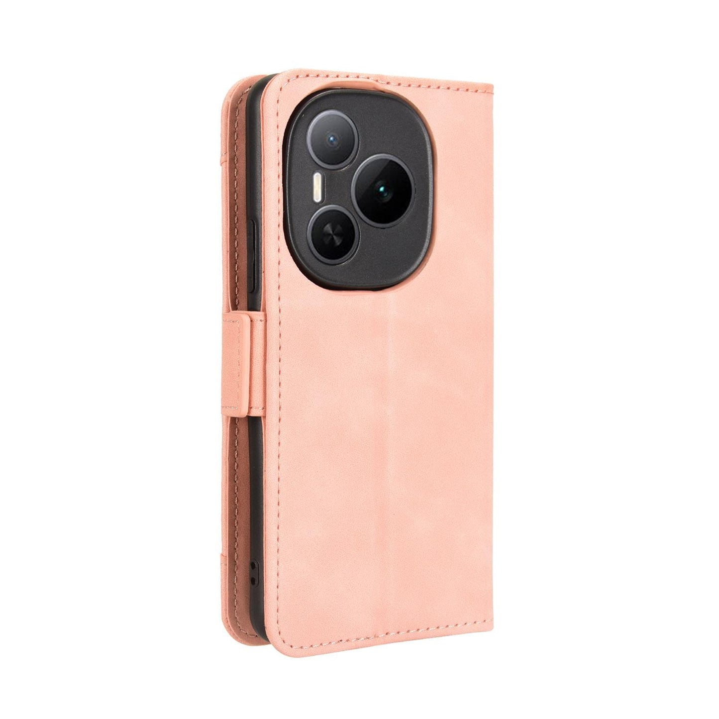 Honor Power 5G Skin Feel PU Leather Wallet Phone Case with Card Slots, Cash Pocket, Magnetic Closure, Built-In Stand, Full Protection TPU Cover