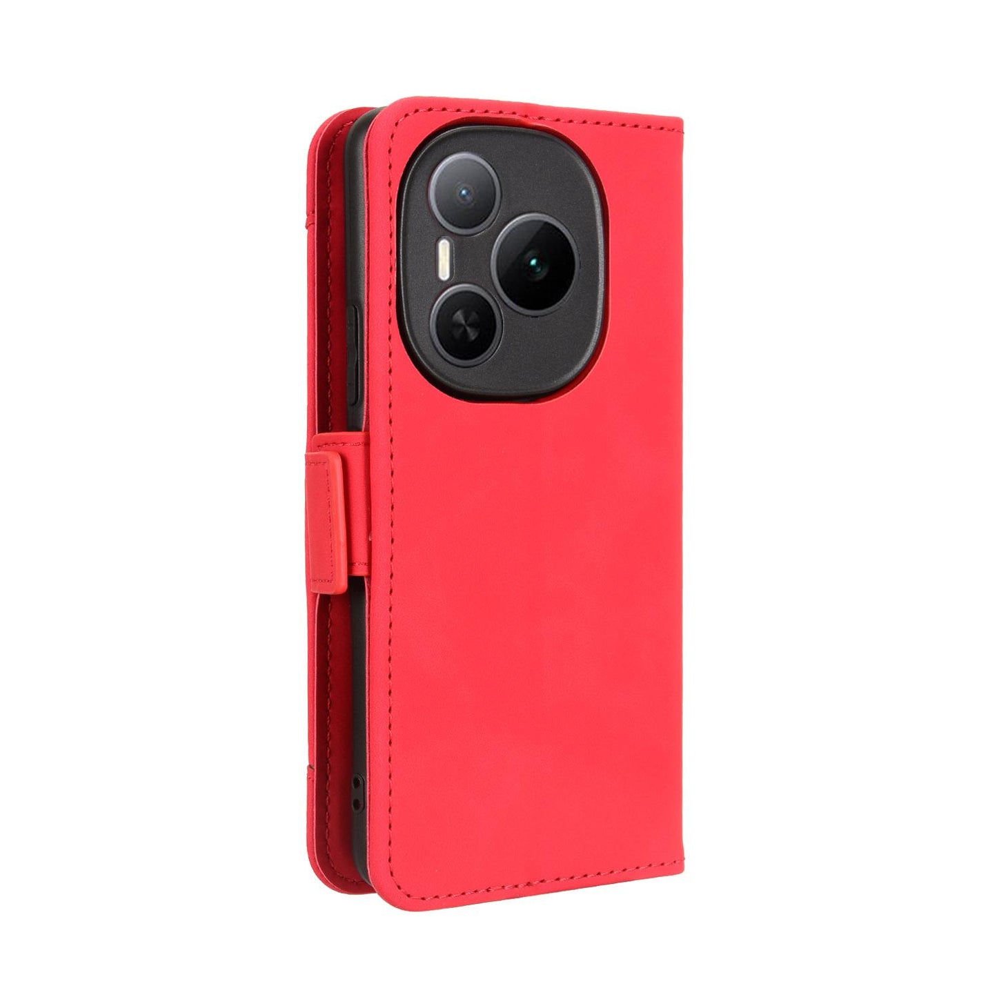 Honor Power 5G Skin Feel PU Leather Wallet Phone Case with Card Slots, Cash Pocket, Magnetic Closure, Built-In Stand, Full Protection TPU Cover