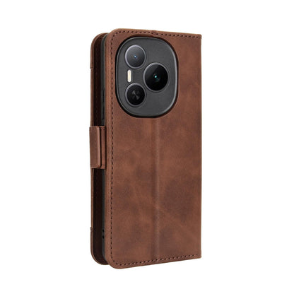 Honor Power 5G Skin Feel PU Leather Wallet Phone Case with Card Slots, Cash Pocket, Magnetic Closure, Built-In Stand, Full Protection TPU Cover