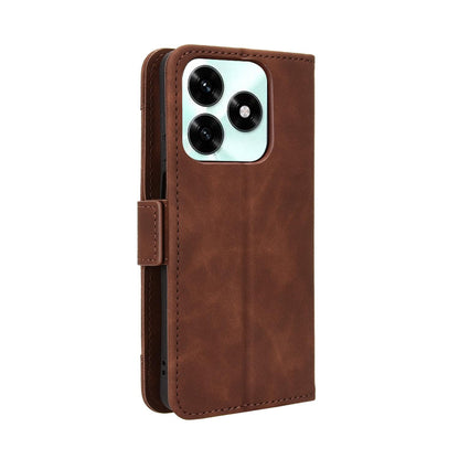 Honor X5c Plus 4G Skin Feel PU Leather Wallet Phone Case with Card Slots, Cash Pocket, Magnetic Closure, Built-In Stand, Full Protection TPU Cover