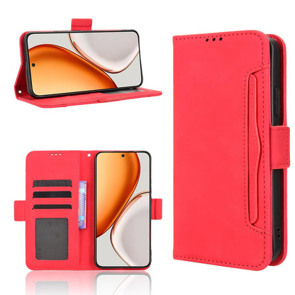 Honor X9d 5G Skin Feel PU Leather Wallet Phone Case with Card Slots, Cash Pocket, Magnetic Closure, Built-In Stand, Full Protection TPU Cover