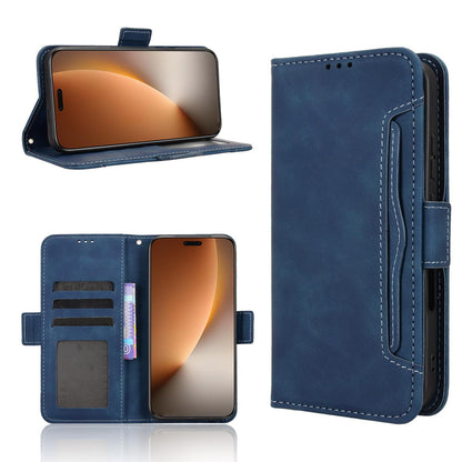 Honor Magic8 Pro Skin Feel PU Leather Wallet Phone Case with Card Slots, Cash Pocket, Magnetic Closure, Built-In Stand, Full Protection TPU Cover