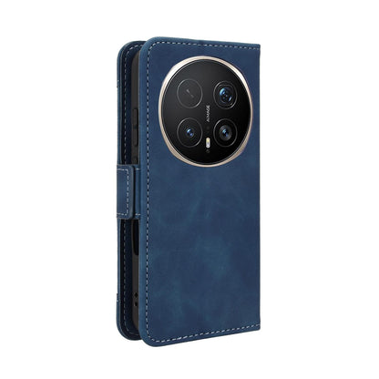 Honor Magic8 Pro Skin Feel PU Leather Wallet Phone Case with Card Slots, Cash Pocket, Magnetic Closure, Built-In Stand, Full Protection TPU Cover