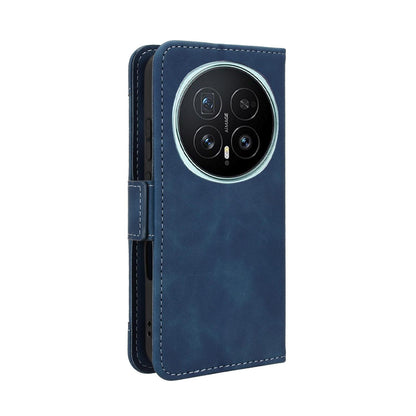 Honor Magic8 Skin Feel PU Leather Wallet Phone Case with Card Slots, Cash Pocket, Magnetic Closure, Built-In Stand, Full Protection TPU Cover