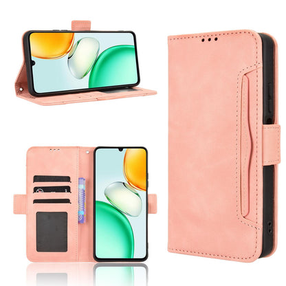 Honor Play10 4G Skin Feel PU Leather Wallet Phone Case with Card Slots, Cash Pocket, Magnetic Closure, Built-In Stand, Full Protection TPU Cover