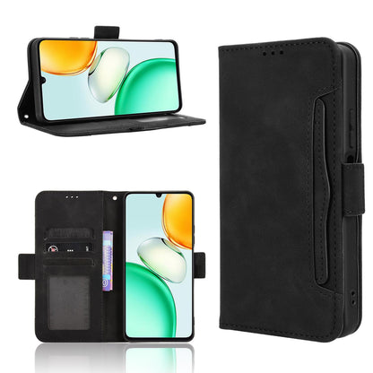 Honor Play10 4G Skin Feel PU Leather Wallet Phone Case with Card Slots, Cash Pocket, Magnetic Closure, Built-In Stand, Full Protection TPU Cover