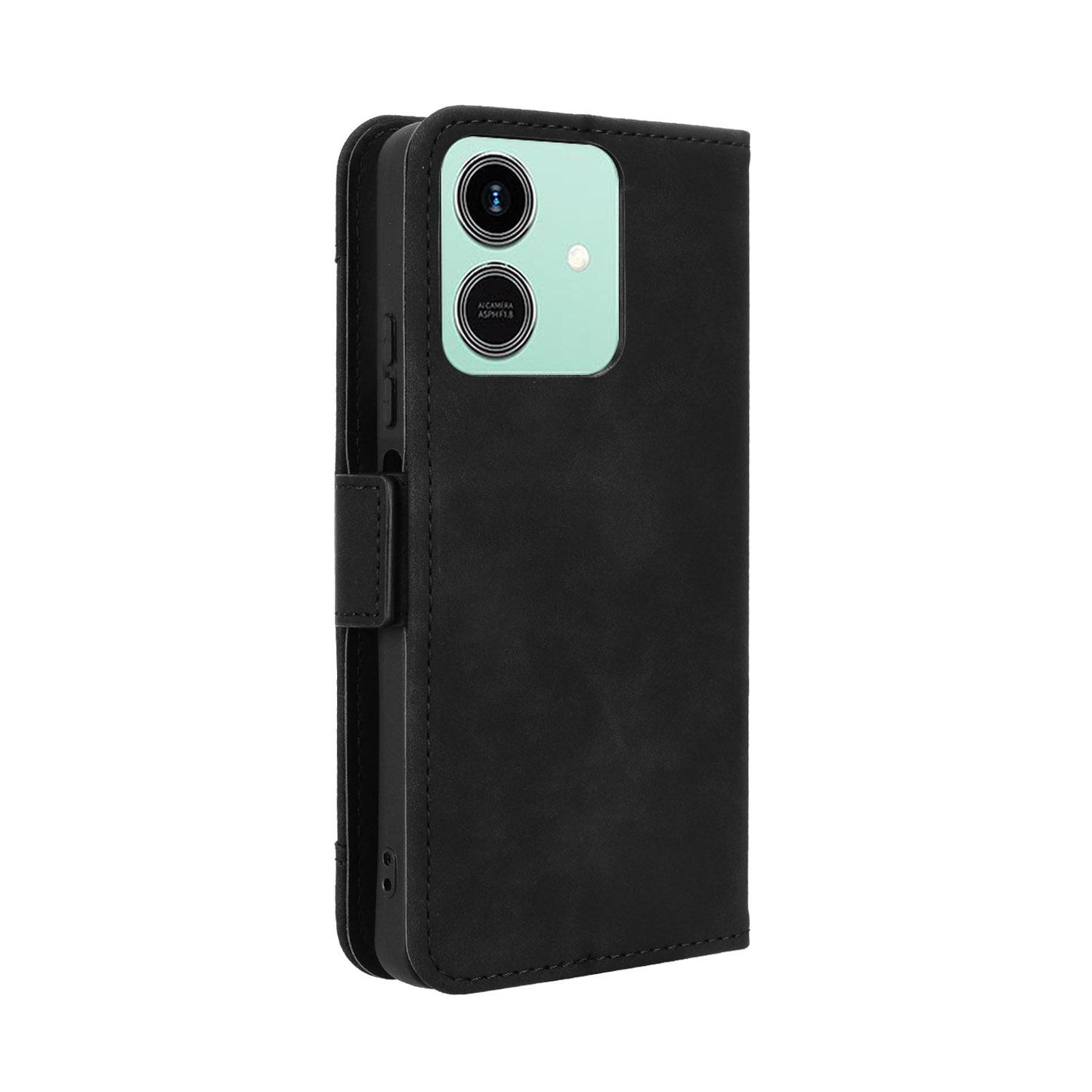 Honor Play10 4G Skin Feel PU Leather Wallet Phone Case with Card Slots, Cash Pocket, Magnetic Closure, Built-In Stand, Full Protection TPU Cover