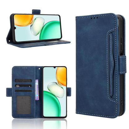 Honor Play10 4G Skin Feel PU Leather Wallet Phone Case with Card Slots, Cash Pocket, Magnetic Closure, Built-In Stand, Full Protection TPU Cover