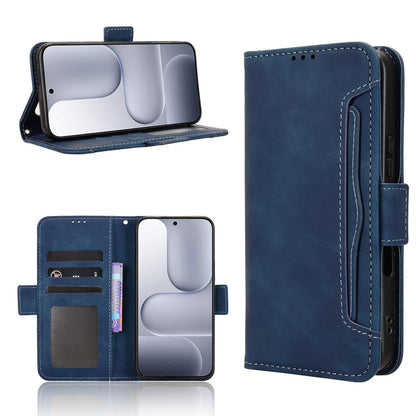 Honor 500 155.8mm Skin Feel PU Leather Wallet Phone Case with Card Slots, Cash Pocket, Magnetic Closure, Built-In Stand, Full Protection TPU Cover