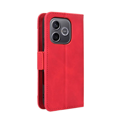 Honor 600 Lite Skin Feel PU Leather Wallet Phone Case with Card Slots, Cash Pocket, Magnetic Closure, Built-In Stand, Full Protection TPU Cover