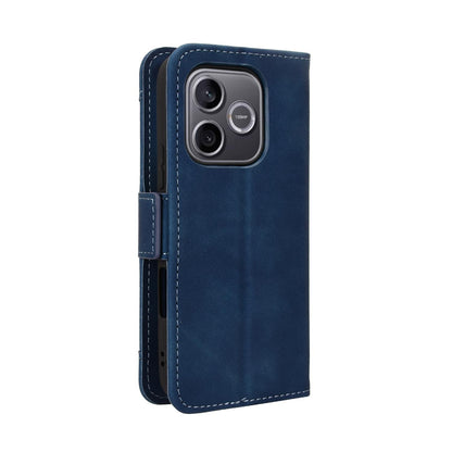 Honor 600 Lite Skin Feel PU Leather Wallet Phone Case with Card Slots, Cash Pocket, Magnetic Closure, Built-In Stand, Full Protection TPU Cover