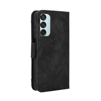 Samsung Galaxy M15 5G Skin Feel PU Leather Wallet Phone Case with Card Slots, Cash Pocket, Magnetic Closure, Built-In Stand, Full Protection TPU Cover