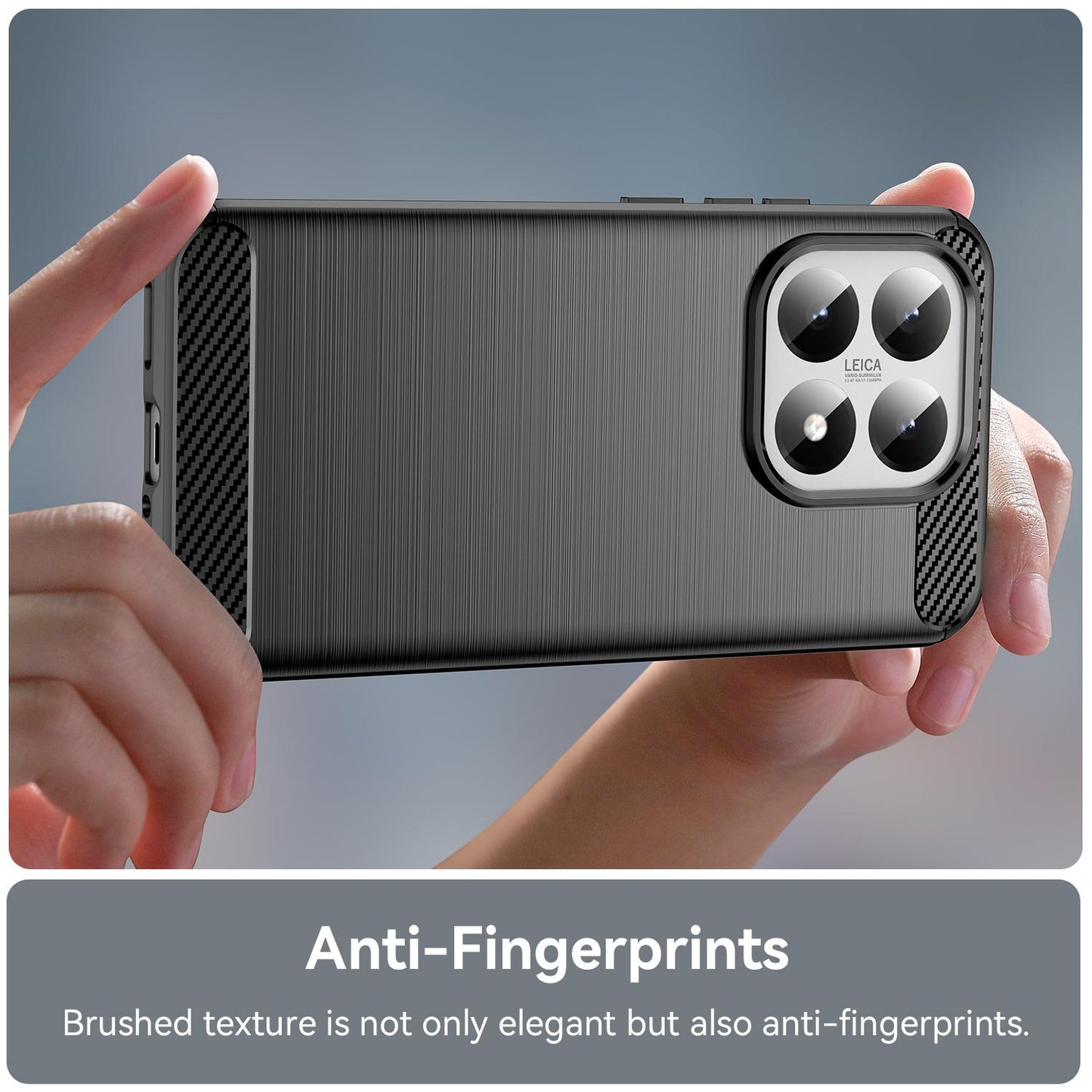 Xiaomi 15T 5G Carbon Fiber Brushed Texture TPU Protective Phone Case Shockproof Slim Cover