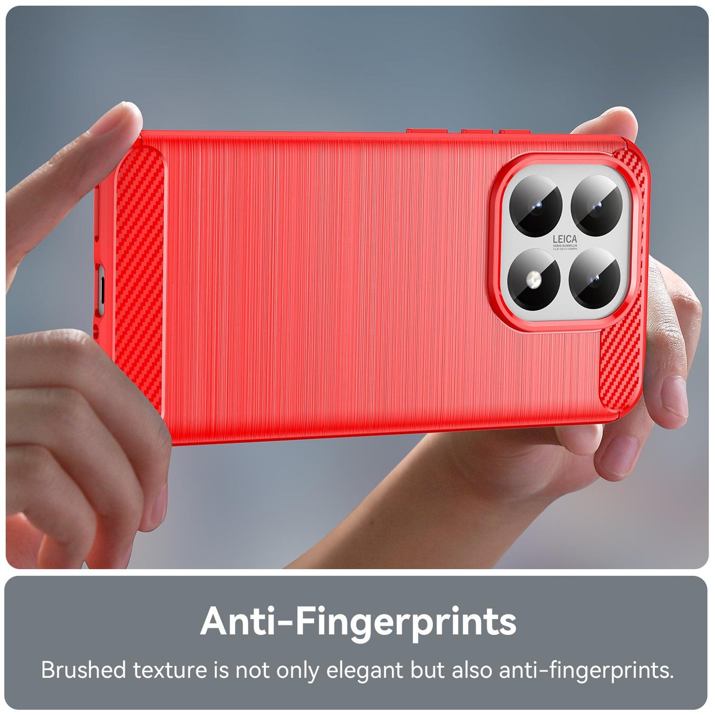 Xiaomi 15T 5G Carbon Fiber Brushed Texture TPU Protective Phone Case Shockproof Slim Cover