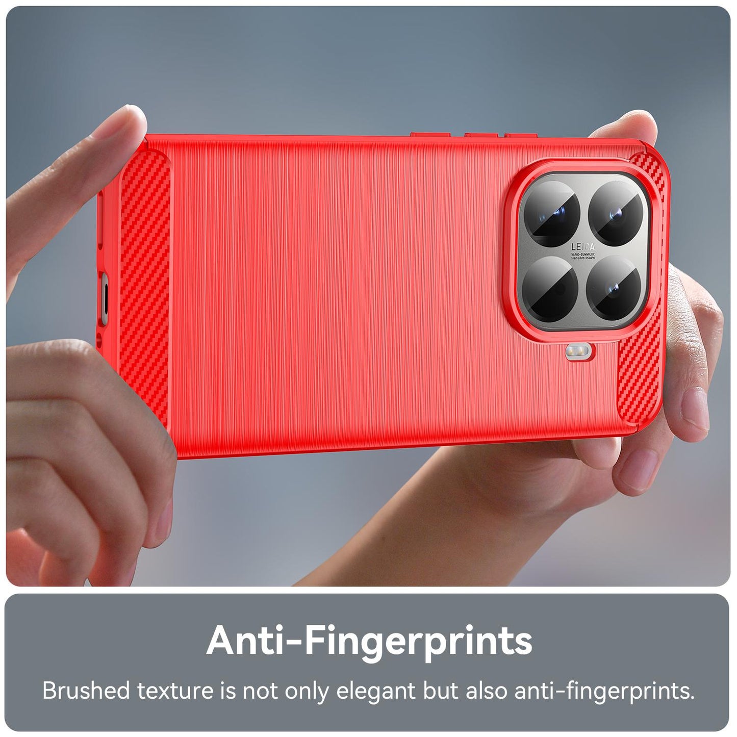 Xiaomi 15T Pro 5G Carbon Fiber Brushed Texture TPU Protective Phone Case Shockproof Slim Cover