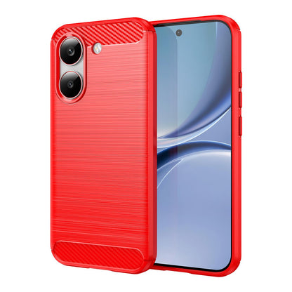 Xiaomi Poco X8 Pro 5G Carbon Fiber Brushed Texture TPU Protective Phone Case Shockproof Slim Cover