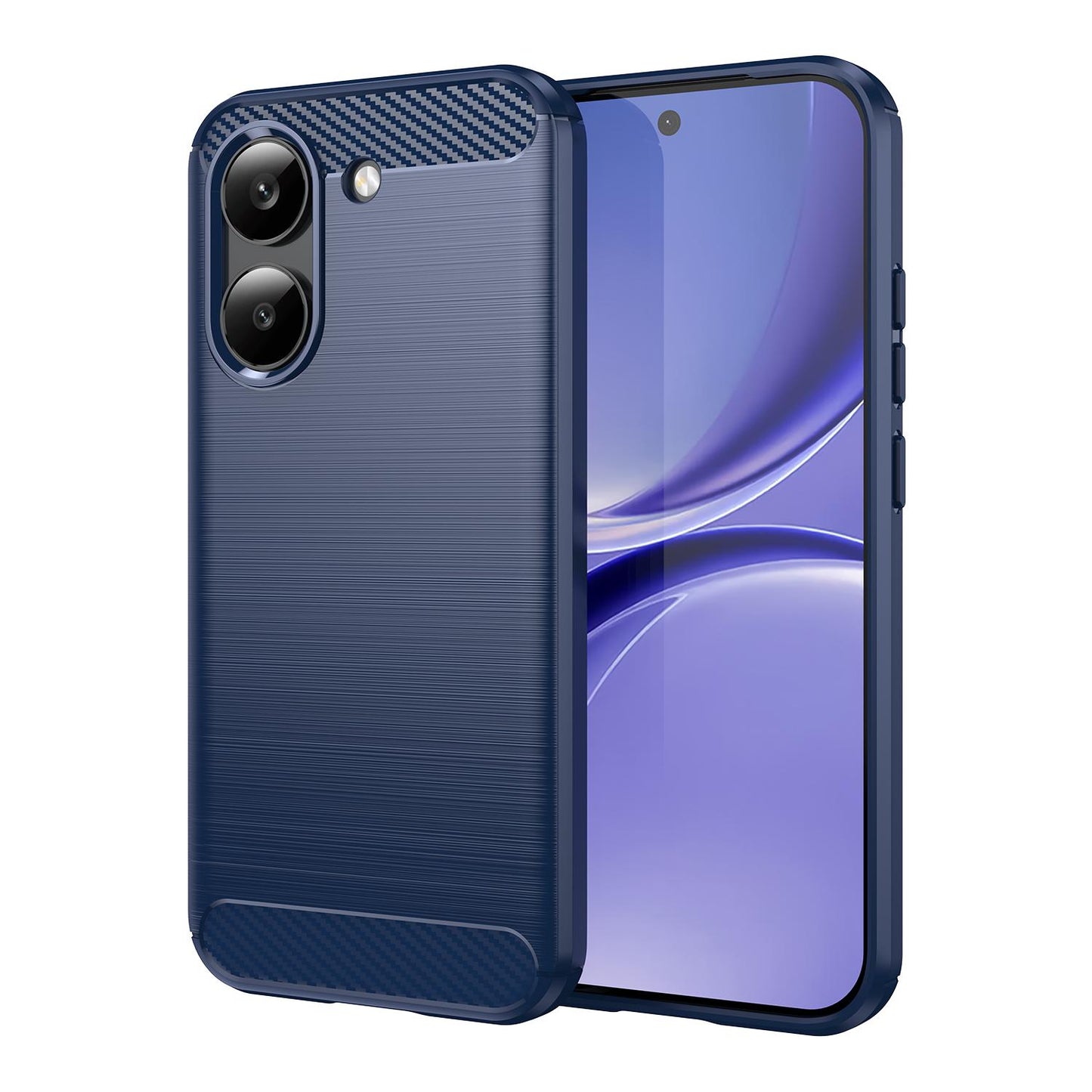 Xiaomi Poco X8 Pro 5G Carbon Fiber Brushed Texture TPU Protective Phone Case Shockproof Slim Cover
