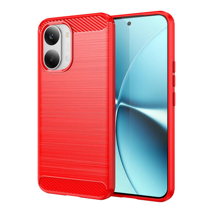 Xiaomi Poco X8 Pro Max 5G Carbon Fiber Brushed Texture TPU Protective Phone Case Shockproof Slim Cover