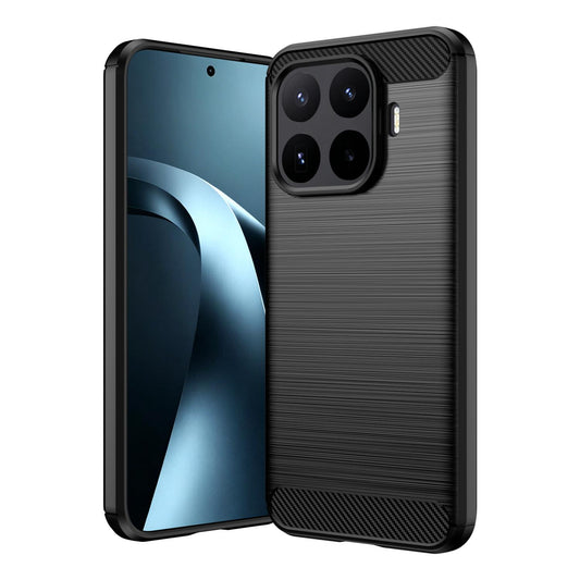 Xiaomi 17T Pro 5G Carbon Fiber Brushed Texture TPU Protective Phone Case Shockproof Slim Cover