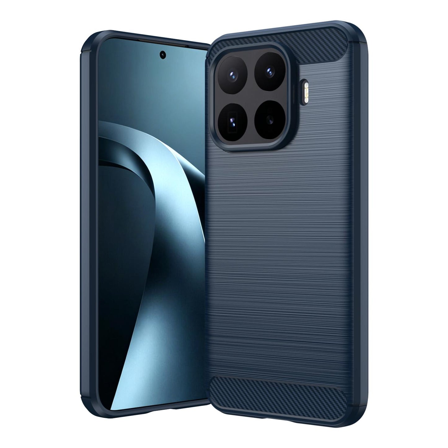 Xiaomi 17T Pro 5G Carbon Fiber Brushed Texture TPU Protective Phone Case Shockproof Slim Cover