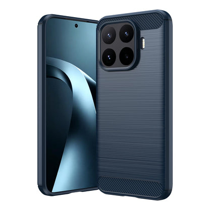 Xiaomi 17T Pro 5G Carbon Fiber Brushed Texture TPU Protective Phone Case Shockproof Slim Cover