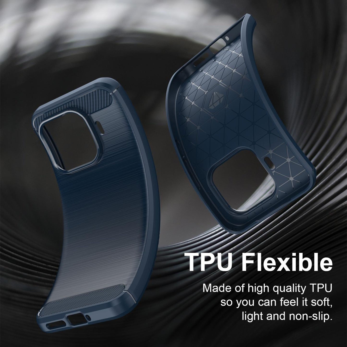 Xiaomi 17T Pro 5G Carbon Fiber Brushed Texture TPU Protective Phone Case Shockproof Slim Cover