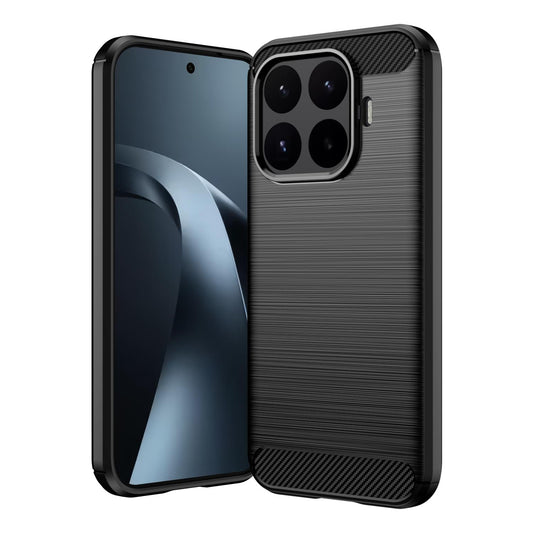 Xiaomi 17T 5G Carbon Fiber Brushed Texture TPU Protective Phone Case Shockproof Slim Cover
