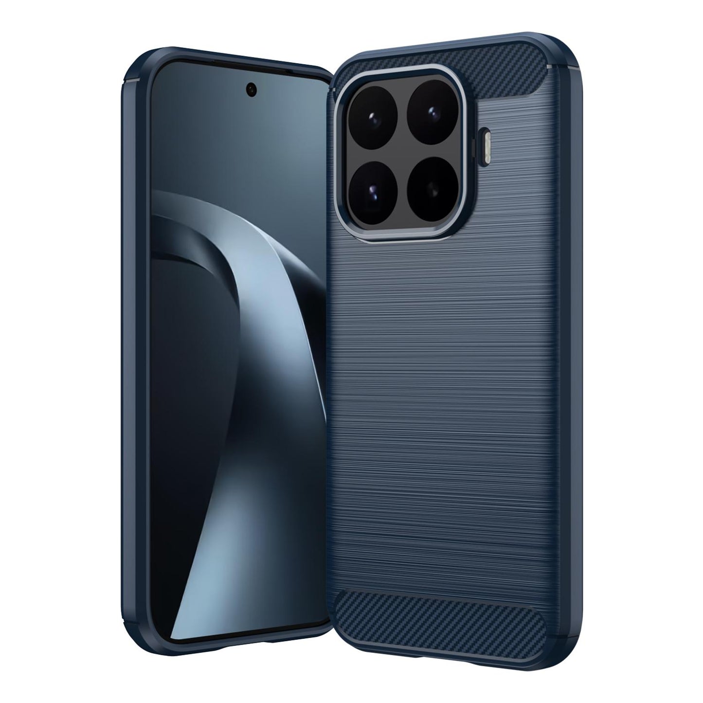 Xiaomi 17T 5G Carbon Fiber Brushed Texture TPU Protective Phone Case Shockproof Slim Cover