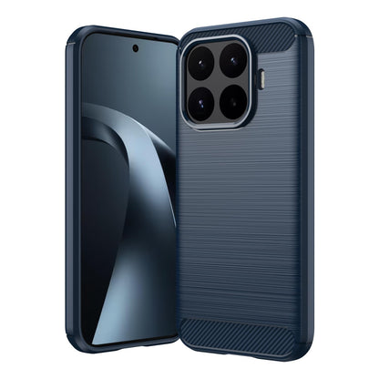 Xiaomi 17T 5G Carbon Fiber Brushed Texture TPU Protective Phone Case Shockproof Slim Cover