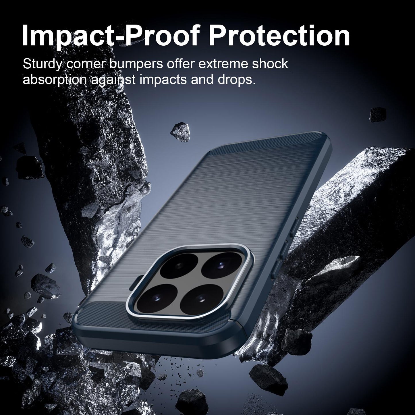 Xiaomi 17T 5G Carbon Fiber Brushed Texture TPU Protective Phone Case Shockproof Slim Cover