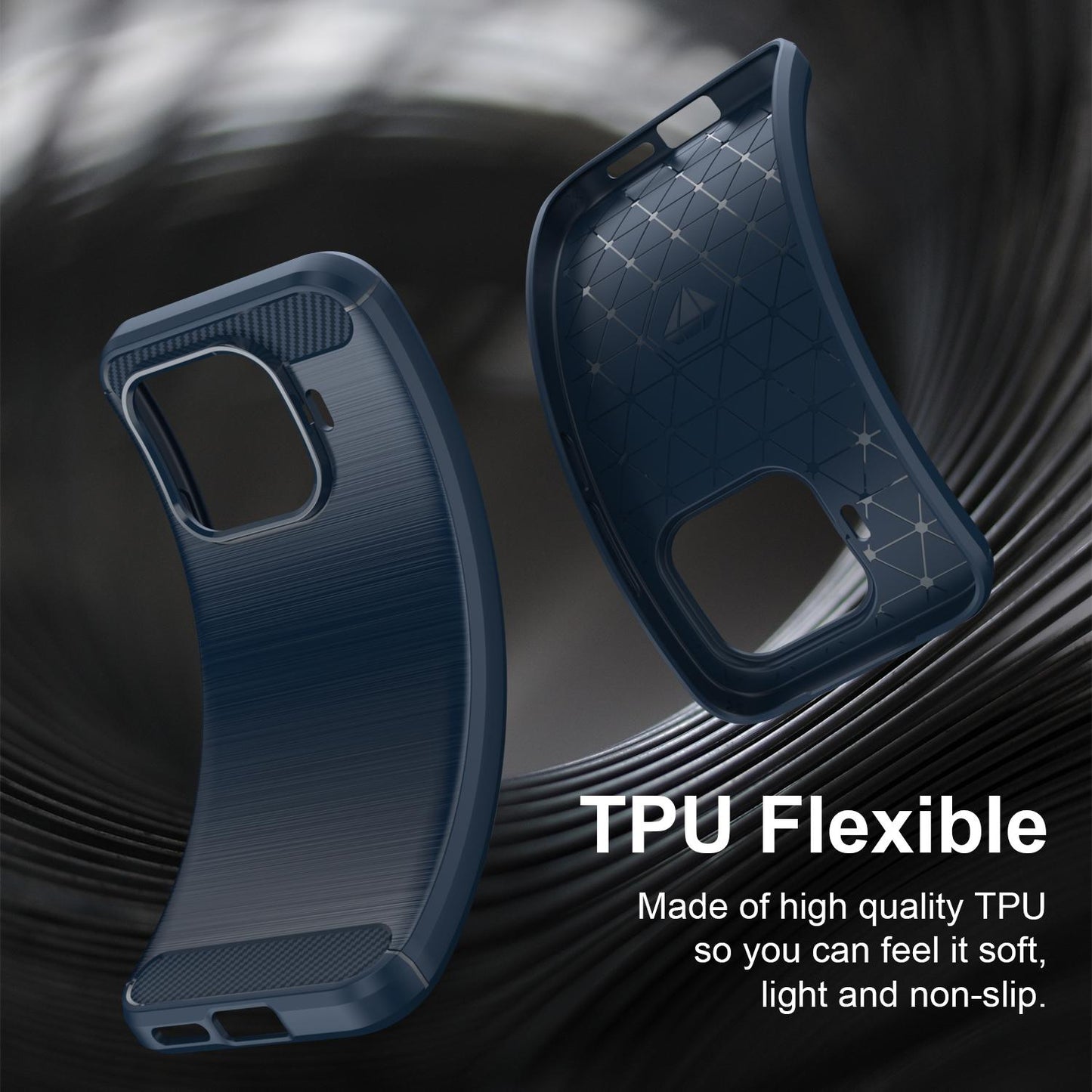 Xiaomi 17T 5G Carbon Fiber Brushed Texture TPU Protective Phone Case Shockproof Slim Cover