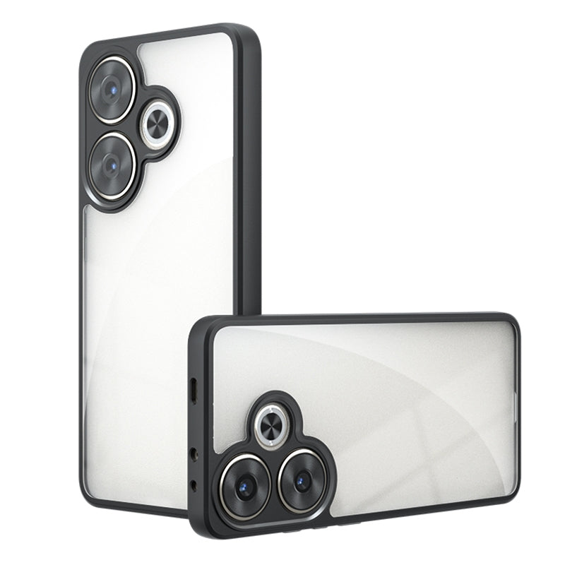 Xiaomi Poco F6 Armor Precise Hole PC Hybrid TPU Phone Case with Full Protection Shockproof Cover