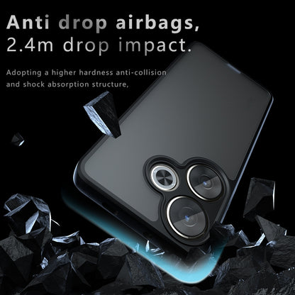 Xiaomi Poco F6 Armor Precise Hole PC Hybrid TPU Phone Case with Full Protection Shockproof Cover