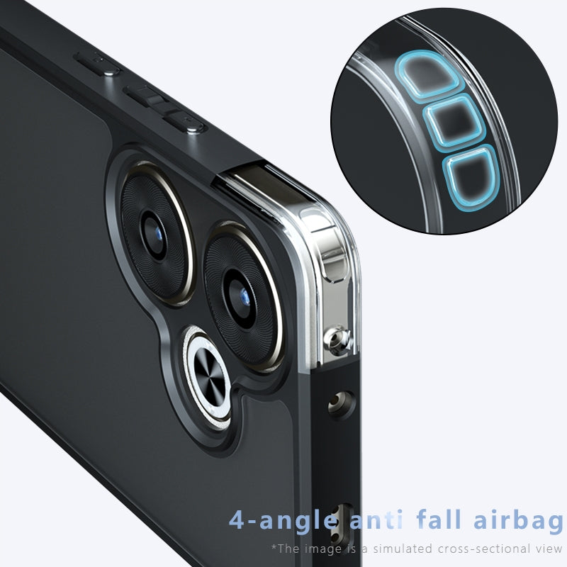 Xiaomi Poco F6 Armor Precise Hole PC Hybrid TPU Phone Case with Full Protection Shockproof Cover