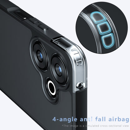 Xiaomi Poco M6 4G Armor Precise Hole PC Hybrid TPU Phone Case with Full Protection Shockproof Cover