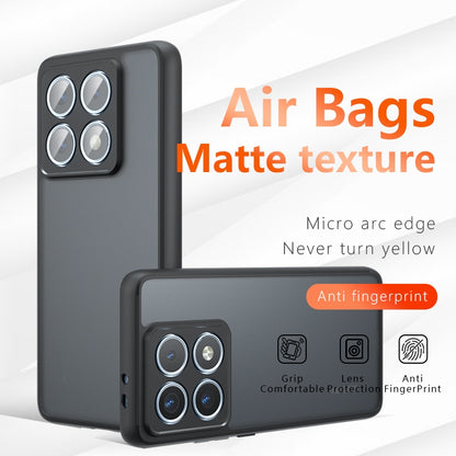 Xiaomi 14T Pro Armor Precise Hole PC Hybrid TPU Phone Case with Full Protection Shockproof Cover