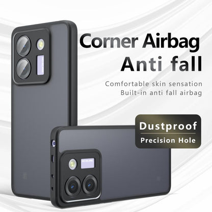 Xiaomi Poco M7 Pro 5G Armor Precise Hole PC Hybrid TPU Phone Case with Full Protection Shockproof Cover