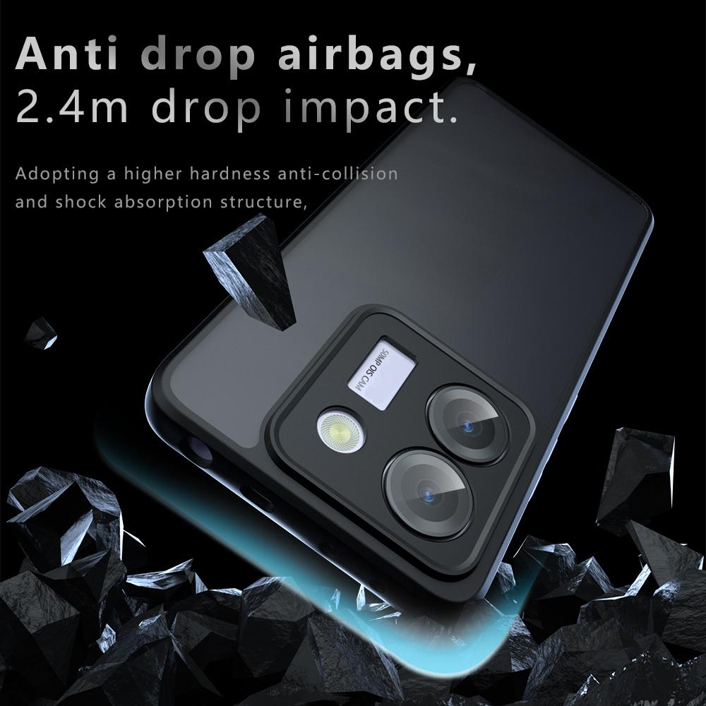 Xiaomi Poco M7 Pro 5G Armor Precise Hole PC Hybrid TPU Phone Case with Full Protection Shockproof Cover