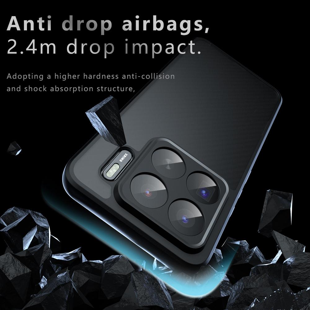 Xiaomi 15S Pro Armor Precise Hole PC Hybrid TPU Phone Case with Full Protection Shockproof Cover