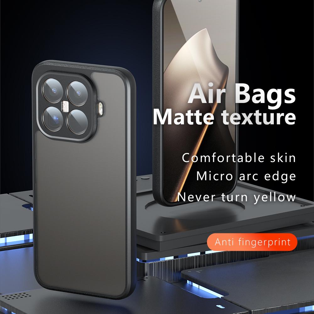 Xiaomi 15T Pro 5G Armor Precise Hole PC Hybrid TPU Phone Case with Full Protection Shockproof Cover