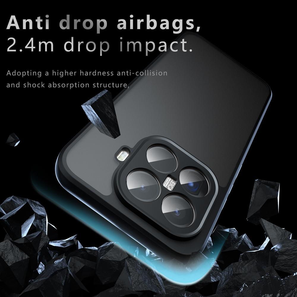 Xiaomi 15T Pro 5G Armor Precise Hole PC Hybrid TPU Phone Case with Full Protection Shockproof Cover